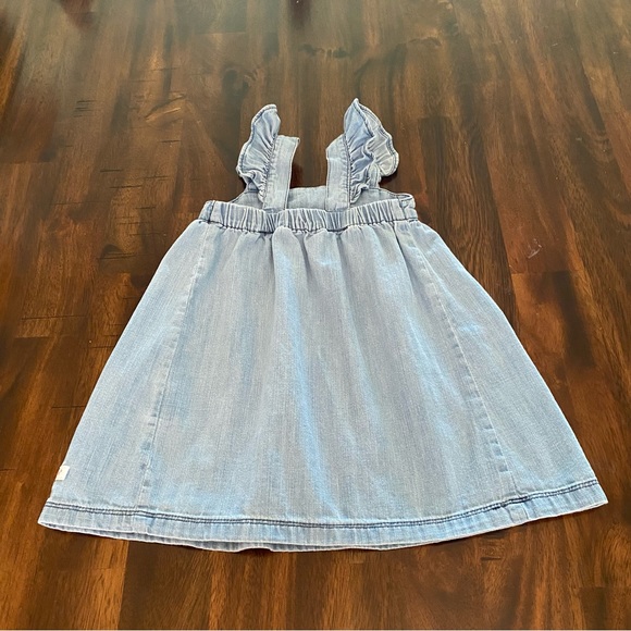 Ruffle Butts Flutter Bow Woven Dress - Picture 5 of 8